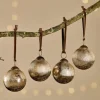 Konara Baubles - Gold Crackle (Set of 4)