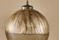 Konara Giant Bauble - Gold Crackle