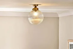 Konnie Bathroom Ceiling Light - Clear