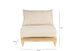 Krissa Modular Sofa - Extension