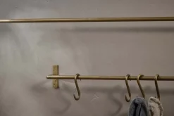 Laila Iron Hanging Rail - Brass