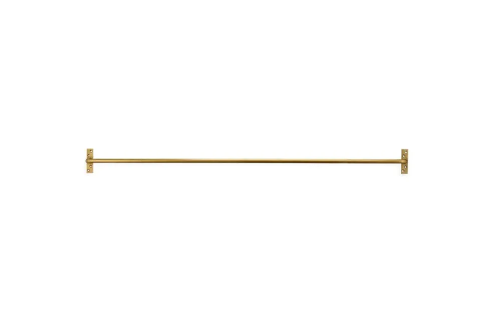 Laila Iron Hanging Rail - Brass