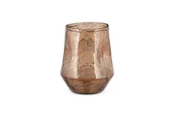 Linora Recycled Glass Tealight Holder - Terracotta