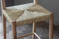 Lohanda Acacia & Munja Grass Counter Chair - Natural