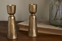 Lokoja Candle Holder - Antique Brass (Set of 2)