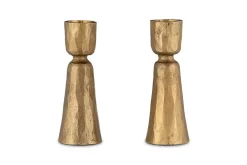 Lokoja Candle Holder - Antique Brass (Set of 2)