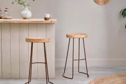 Loko Mango Wood Stool - Tall