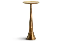 Lora Pillar Candle Holder - Brass