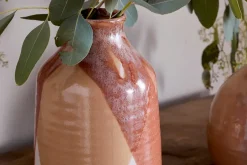 Lucia Ceramic Vase - Terracotta Mix