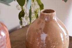 Lucia Ceramic Vase - Terracotta Mix