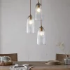 Lumina Fluted Recycled Glass Cluster Light - Clear