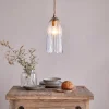 Lumina Recycled Glass Pendant - Clear