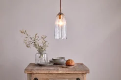 Lumina Recycled Glass Pendant - Clear