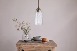 Lumina Recycled Glass Pendant - Clear