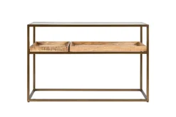 Luzon Iron & Mango Wood Display Console Table