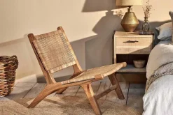 Madrisana Acacia & Rattan Woven Chair