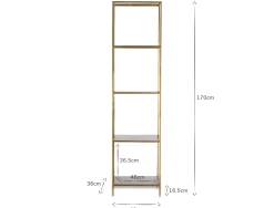 Mahi Shelving Unit - Narrow