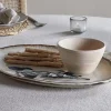 Malia Large Oval Platter - Cream