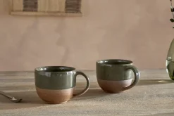 Mali Coffee Mug - Forest Green - (Set of 2)
