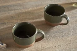 Mali Coffee Mug - Forest Green - (Set of 2)