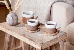 Mali Ribbed Espresso Mug - White
