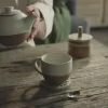 Mali Ribbed Teapot - White