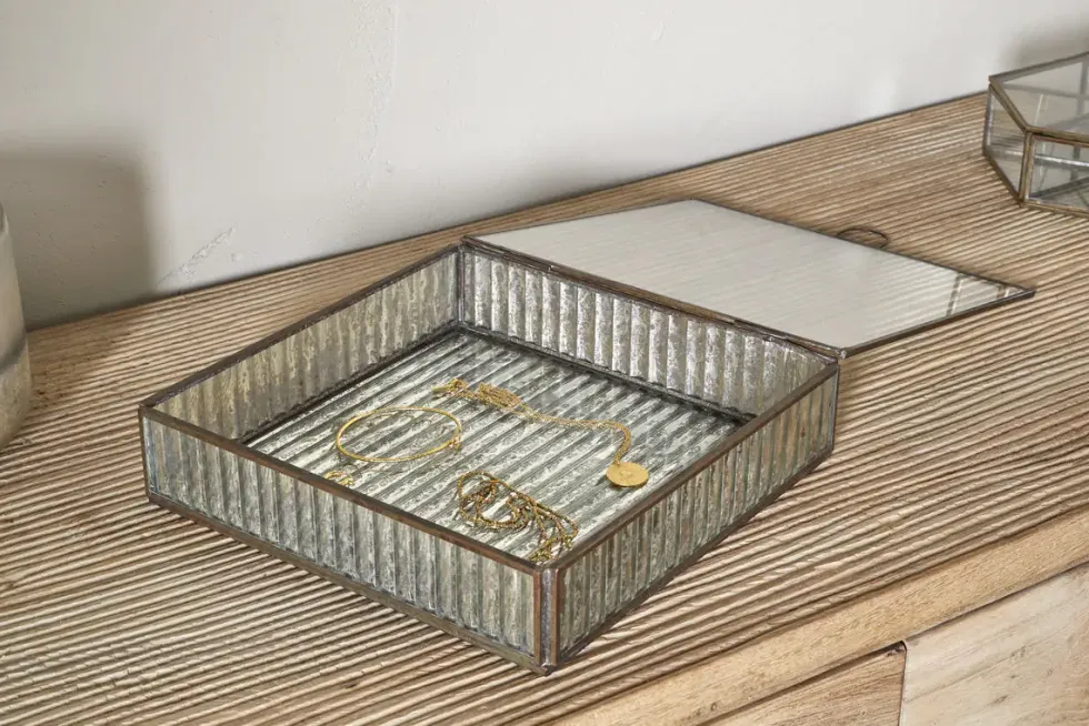 Malita Jewellery Box - Antique Brass