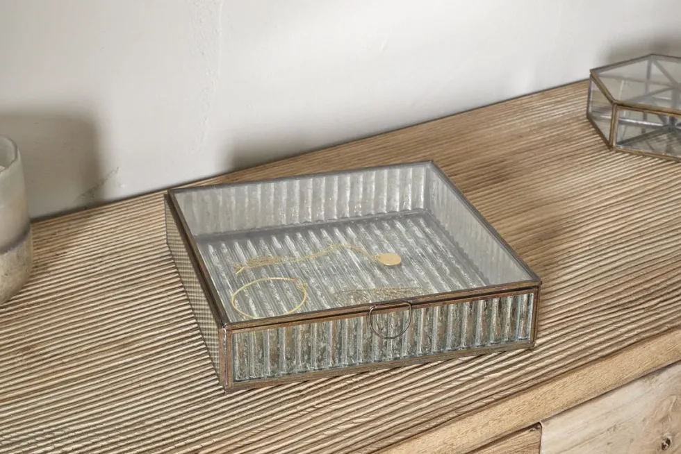 Malita Jewellery Box - Antique Brass