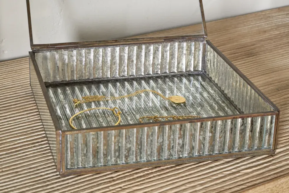 Malita Jewellery Box - Antique Brass
