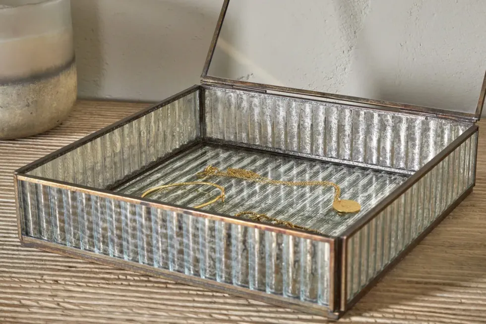 Malita Jewellery Box - Antique Brass