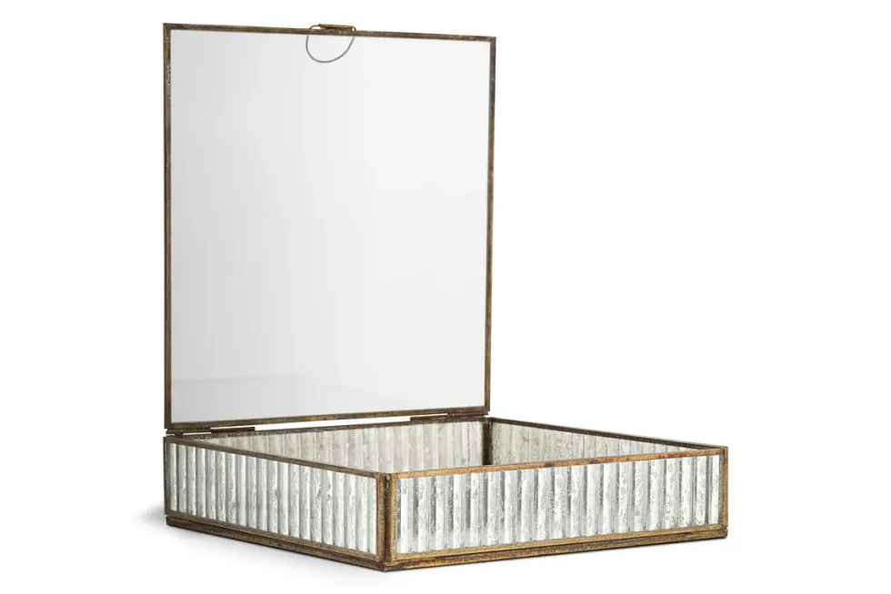 Malita Jewellery Box - Antique Brass