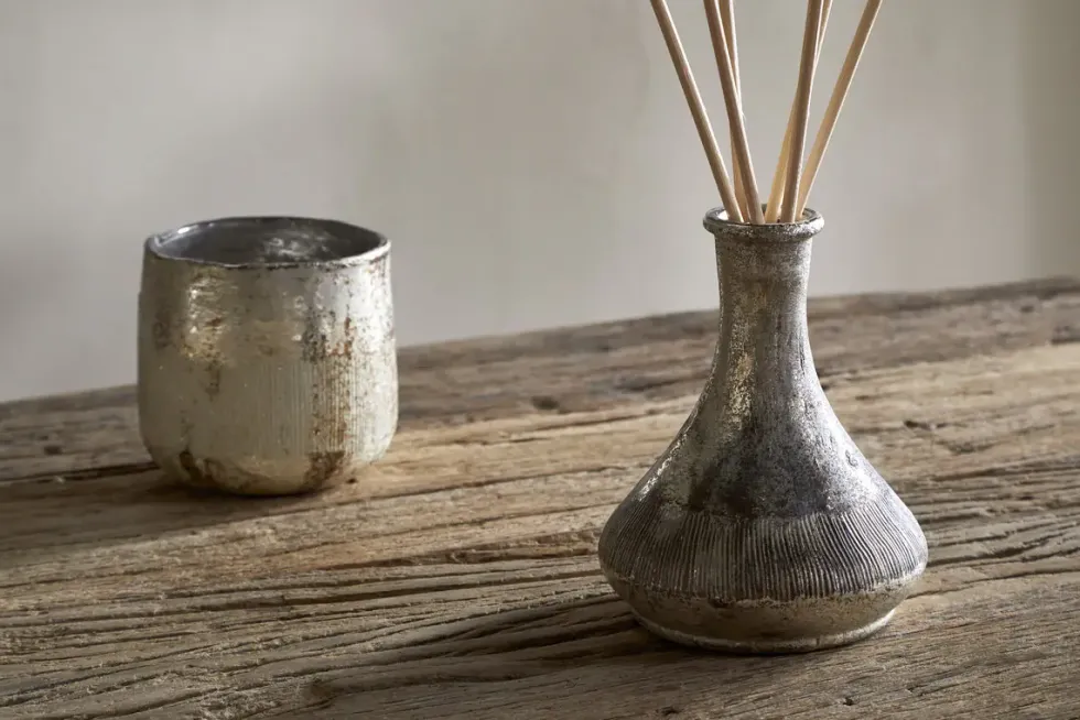 Mandarin & Clove Reed Diffuser - Antique Gold