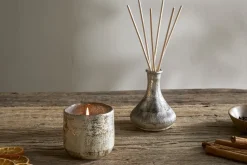 Mandarin & Clove 1 Wick Scented Candle - Antique Gold - 1 Wick