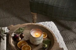 Mandarin & Clove 1 Wick Scented Candle - Antique Gold - 1 Wick
