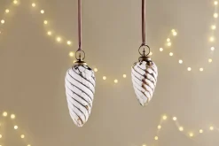 Maran Giant Bauble - Gold & Cream