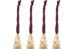 Mishti Tree Baubles - Antique Brass - Small (Set of 4)