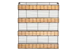 Montali Iron & Rattan Spice Rack - Natural