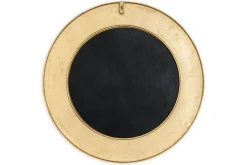 Moto Round Mirror - Antique Brass