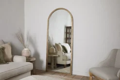 Murwara Full Length Mirror - Antique Brass
