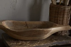 Naashta Handled Serving Bowl - Natural