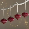 Nagala Baubles - Merlot - (Set of 4)