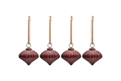 Nagala Baubles - Merlot - (Set of 4)