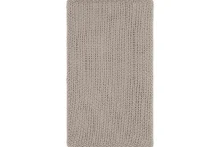 Nahan Moss Stitch Cotton Throw - Stone