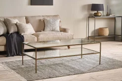 Nakuru Iron & Glass Coffee Table