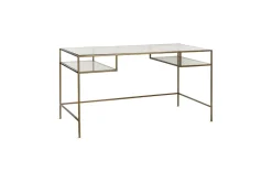 Nakuru Iron & Glass Desk