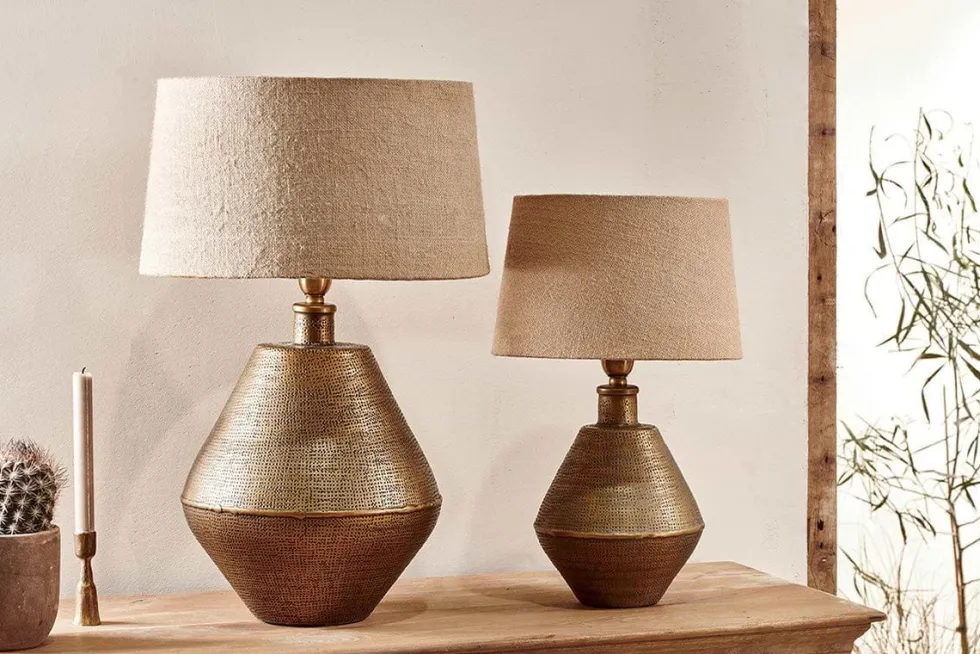 Nalgonda Lamp - Antique Brass - Large