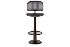 Narwana Bar Chair - Aged Black