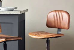 Narwana Bar Chair - Aged Tan