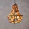 Neela Mango Wood Pendant - Natural