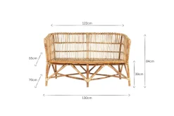 Nesari Rattan Sofa